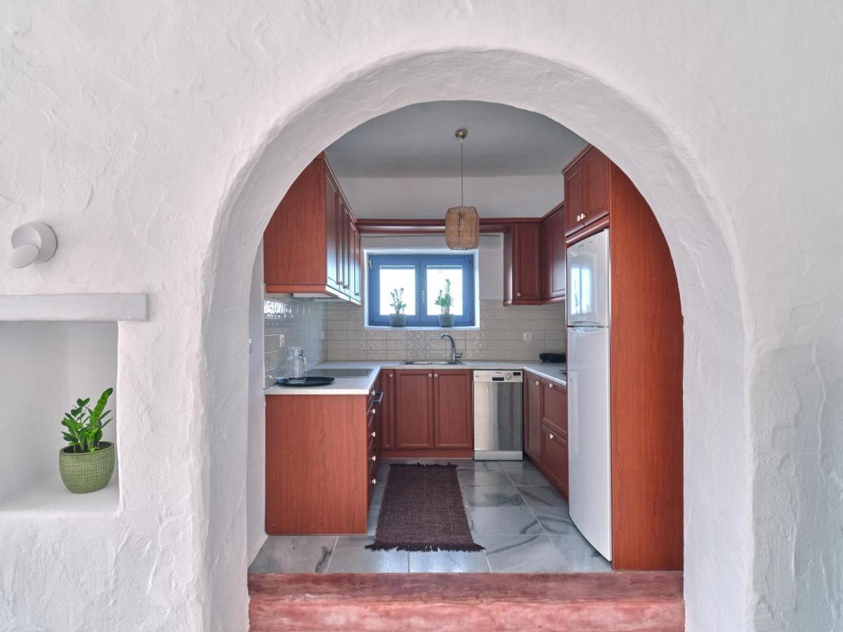Leticia Villa With Pool With Amazing Sea Views, Paros Marpissa Exterior photo